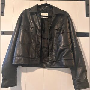 Wilfred Pleather jacket size small